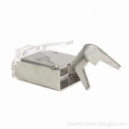 Shielded and Unshielded RJ45 Connector with 3/50mu Connecting Wires and RJ45 Plug, 500V AC Voltage
